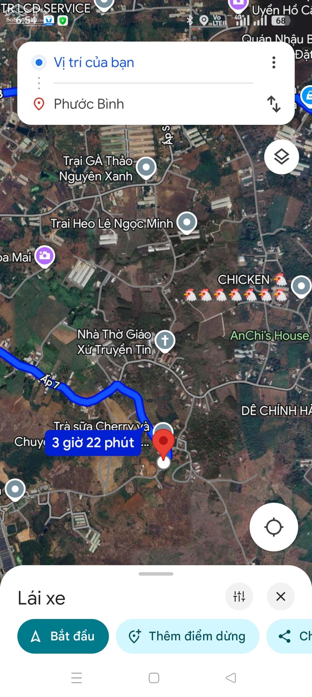 Bán đất tại Xã Bàu Cạn, Long Thành, Đồng Nai diện tích 1000m2 giá 1.8 Tỷ