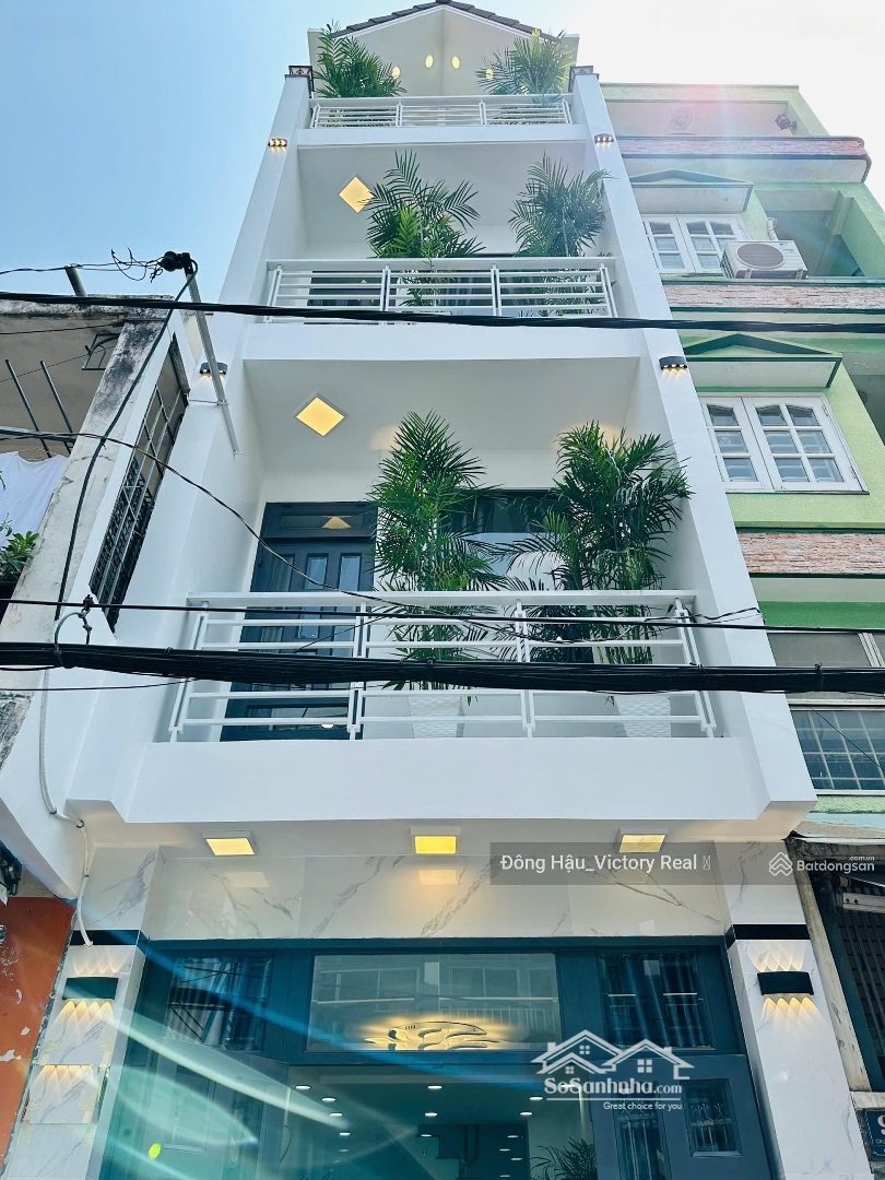 Bán Nhà Mới 4 Tầng,Hẽm Xe Hơi6M Bành Văn Trân, Khu Sang Giá Chỉ 6.99 Tỷ Tl
