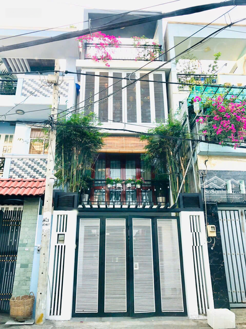Nhà Mặt Tiền Cư Xá Độc Lập 4M X 15M, Trệt 2 Lầu Sân Thượng