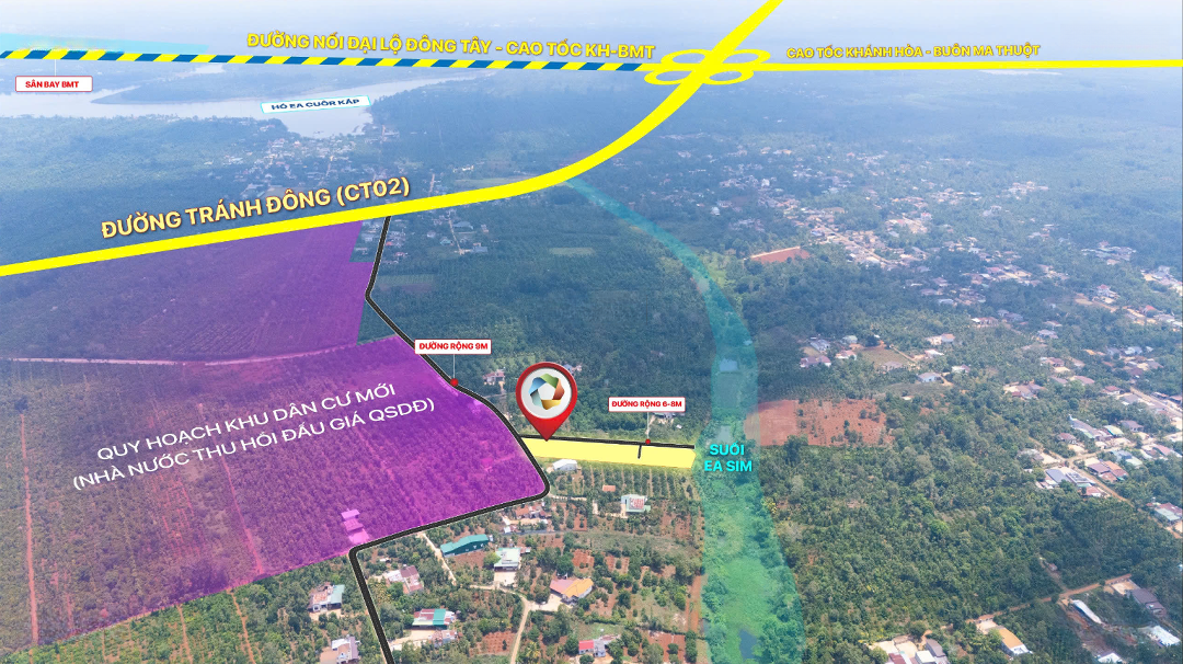 Bán Đất Thổ Cư 5X28M, Cạnh Khu Đấu Giá Nhà Nước Khu Đông Tp. Buôn Ma Thuột