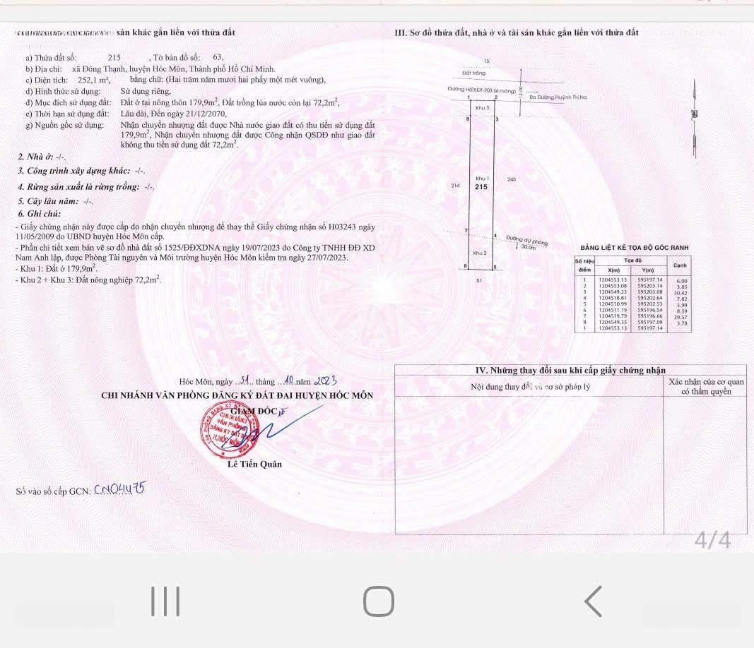 Bán Đất Nền Thổ Cư 500M2 Gần Đặng Thúc Vịnh