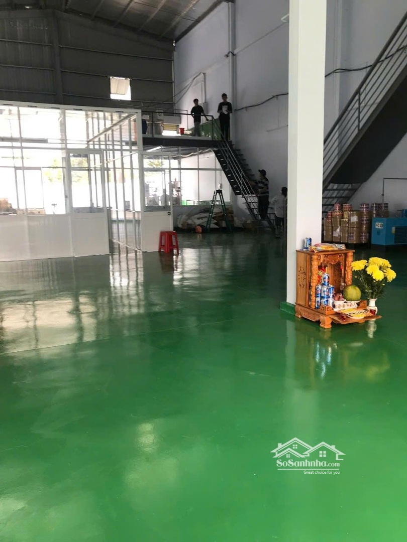 Cho Thuê Kho Xưởng 600M2 Bình Chánh. Xưởng Sạch Đẹp, Nền Epoxy. Văn Phòng, Nhà Ở