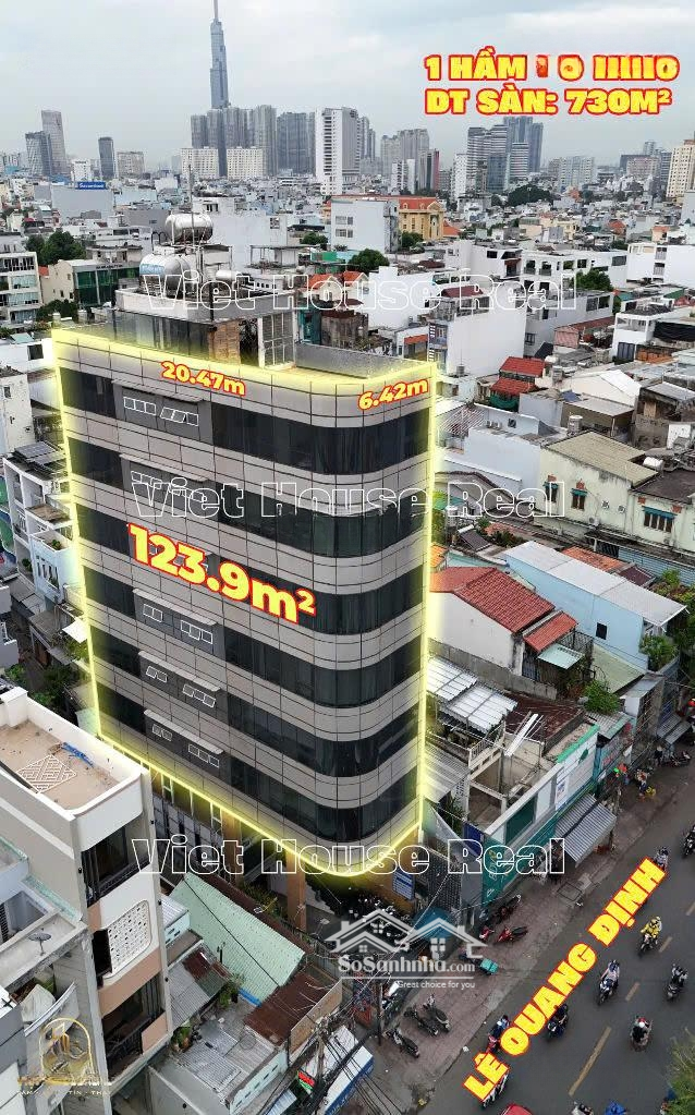 Toà Nhà Building Góc 3 Mặt Tiền Địa Chỉ 82-84 Lê Quang Định, P.14, Q.bình Thạnh Giá:67 Tỷ