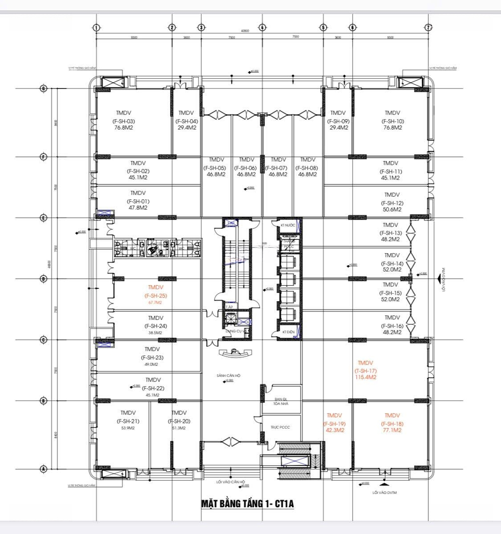 Bql Cho Thuê Kiot Thương Mại Tầng 1 Chung Cư Feliz Homes, Đa Dạngdiện Tích29M2 - 69M2 - 76M2 - 200M2
