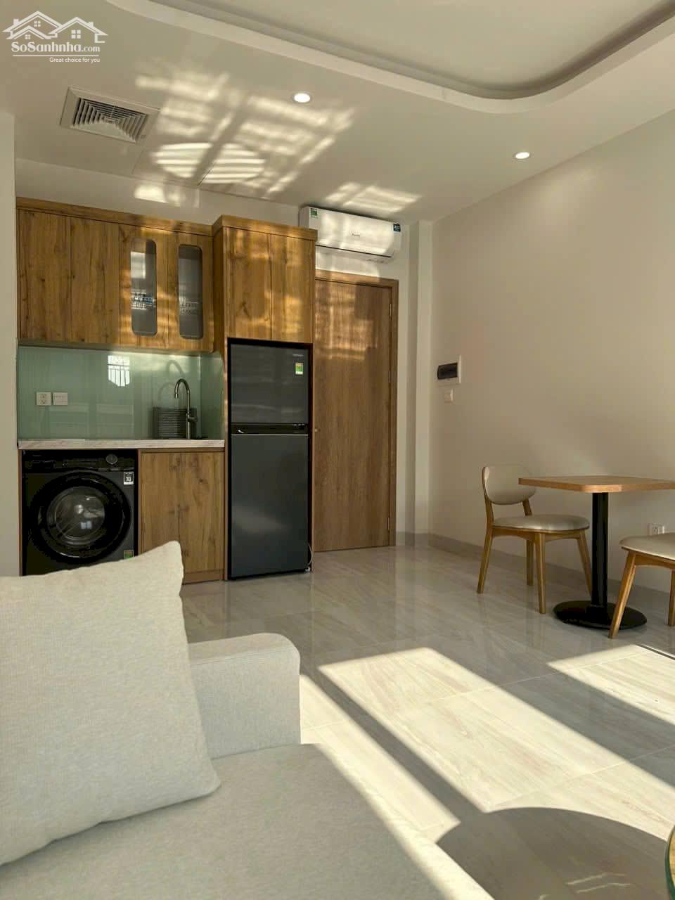 Cho thuê căn hộ 1PN rộng 55m2 tại Tứ Liên, Tây Hồ, đầy đủ nội thất đẹp hiện đại
