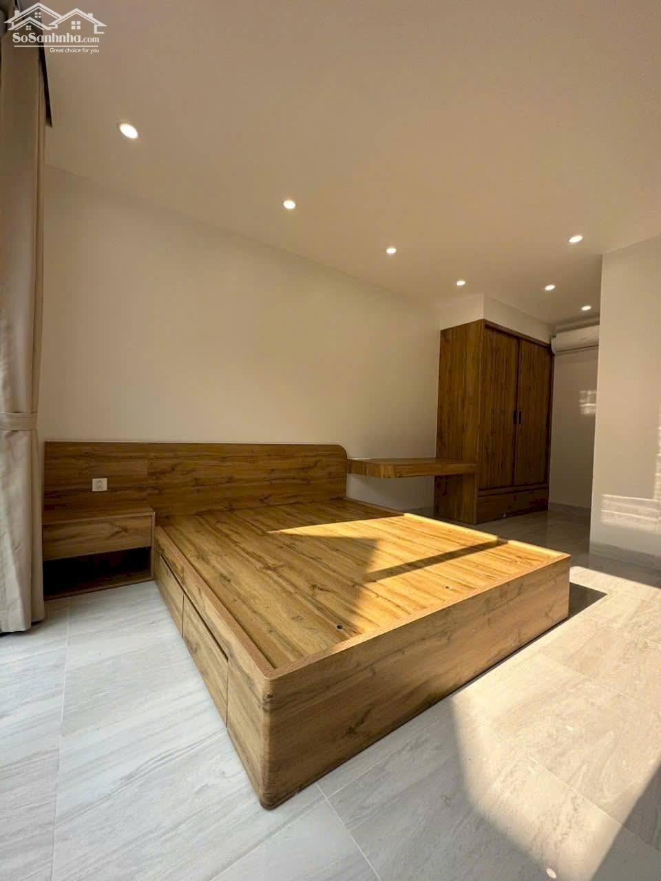 Cho thuê căn hộ 1PN rộng 55m2 tại Tứ Liên, Tây Hồ, đầy đủ nội thất đẹp hiện đại