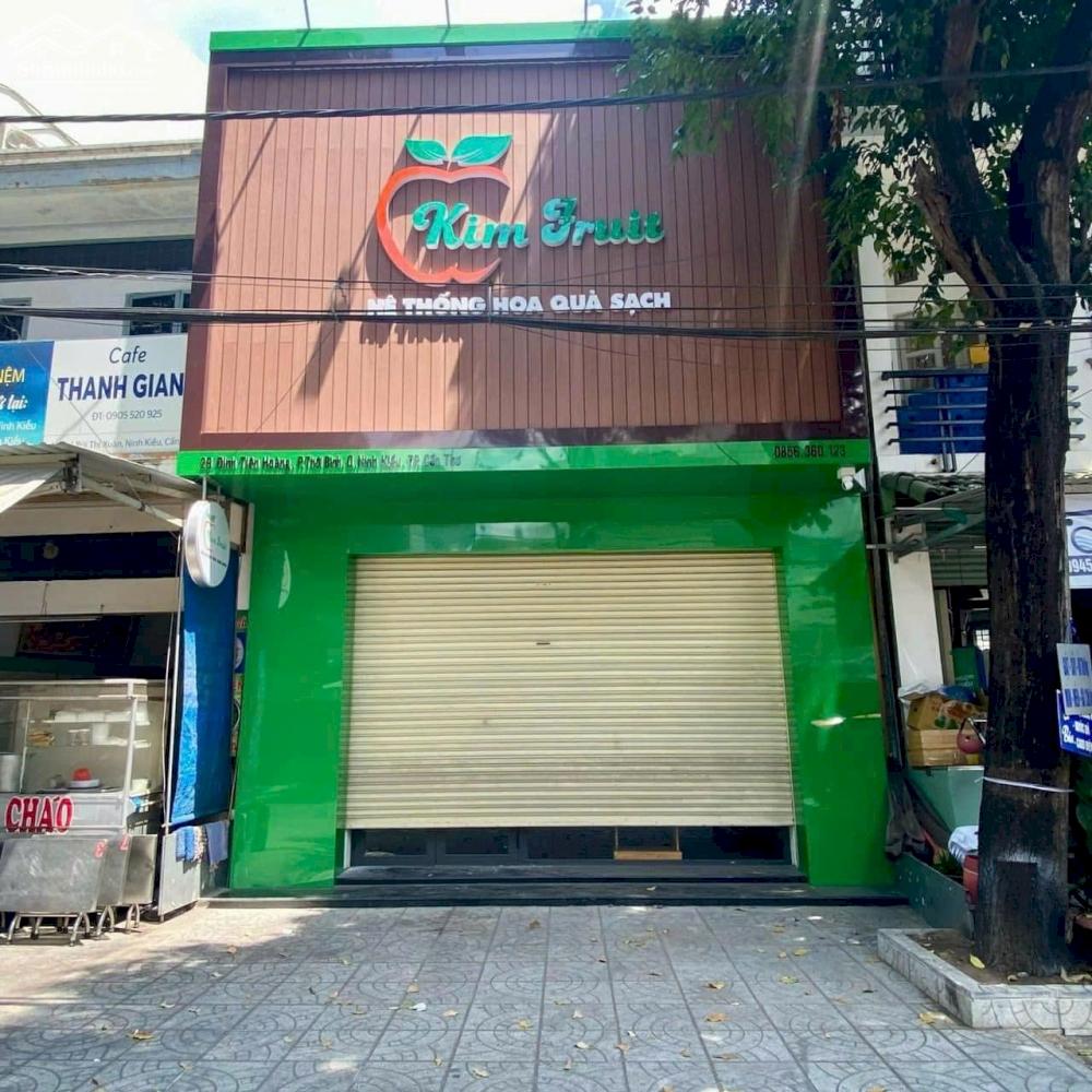 Cho thuê nhà mặt tiền đường đinh tiên hoàng gần cv hùng vương giá 17 triệu