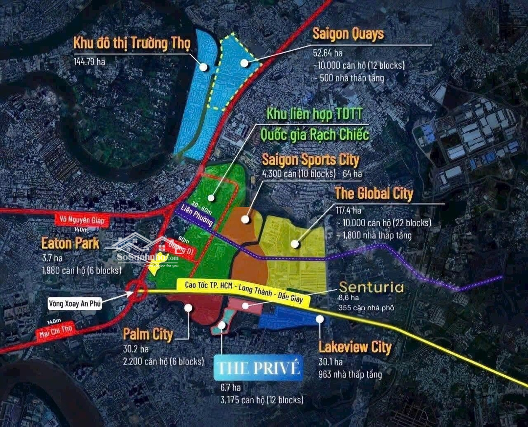Booking 100 Triệu (Có Hoàn Lại) Dự Án The Prive - An Phú, Quận 2 Bạn Sẽ Có Ngay Căn Hộ 3 Mặt Giáp Sông