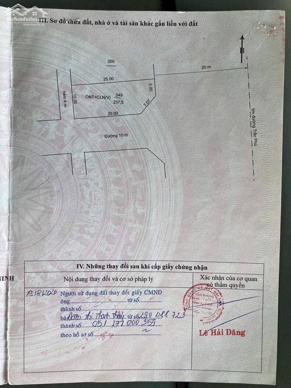 Mặt tiền đường Trần Phú, đoạn 61 ngay góc P Long Thành Trung Tx Hòa Thành. ⏩ DT sử dụng 10×27 130m2 ODT+CLN ⏩ Cao ráo, dân cư đông, vtri đẹp,phu hợp tất cả nhu cầu cho Ac ⏩ 479tr/m ngang TL
