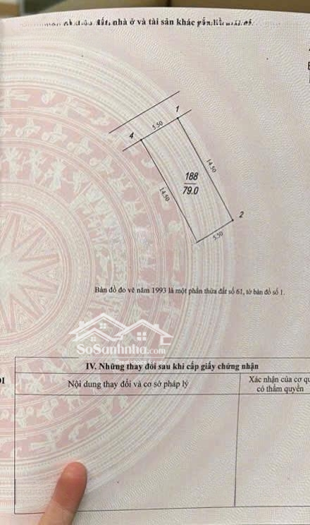 Bán Nhanh Mảnh Đất Thạch Bàn Ô Tô Ra Vào Thoải Mái 79M, Mặt Tiền 5,5M - Giá Bán 8,5 Tỷ