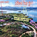 bán 9000m2 đất view hồ hình chiếc lá độc nhất vô nhị tại hồ nam ka, đất có 220m mặt tiền hồ