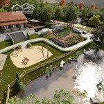 bán nhà vườn nghỉ dưỡng 2300m2-1100m2 thổ cư lô góc-hồ bơi- ao cá tại cao phong hoà bình chỉ 2,3tỷ