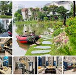 bán biệt thự đơn lập hoa sữa 380m2 vinhomes riverside - ngã ba sông - view nội khu - có thang máy