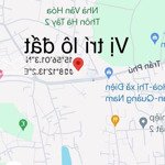 bán đất hà tây 2 đường ô tô 105m2 cách đường 33 trần phú 20m giá rẻ