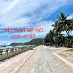 lô 2 mặt tiền phường ninh hải , tx ninh hoà , cách bải biển chỉ 200m