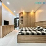 chuỗi studio balcony tách bếp full nt gỗ mới 100% - chỉ tính điện - free pdv - gần đầm sen q11