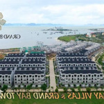 chỉ với 8 tỉ sở hữu căn lk shophouse gần hồ dự án grand bay towhouse