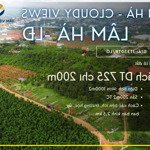 view đỉnh tại tân hà | hơn 1000m2 sẵn tc | cách dt725 200m