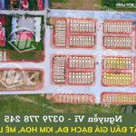 bán đất đấu giá, bạch đa, kim hoa, mê linh, 117,5m, lô góc 3a-01, 3 mặt thoáng, sổ đỏ, 41,5 tr/m