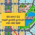 còn duy nhất một lô hướng đông nam tại mb 520 thị trấn rừng thông. mặt tiền 6m