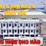 giá tổng 850 triệu, 2 lầu, gần chợ bình chánh