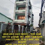 nhà đẹp - chính chủ cần bán nhà mặt tiền tại đường võ văn vân, vĩnh lộc b , bình chánh, tphcm