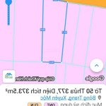 bán lô đất sau lưng chợ bông trang dt: 374m2 có 100m2 thổ cư đường nhựa thông gần ubnn xã, chợ