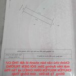 chính chủ cần bán nhanh lô đất thổ cư mặt tiền đường 20m. đối diện trường chuyên nguyễn đình chiểu