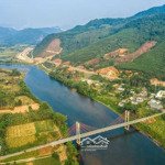 bán đất vườn view trực diện sông cu đê có sẵn 400m đất ở.