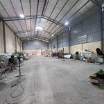 cho thuê kho, xưởng 650m2 mặt tiền 12m đường quốc lộ 1a, kcn quất động, thường tín hà nội chính chủ