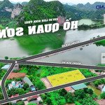 hàng hiếm - bán đất 2 mặt tiền view hồ quan sơn - mỹ đức - hà nội.