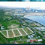 cắt lỗ sâu lô mặt tiền ql1a đẹp nhất dự án the seaport vĩnh tân, 1.6 tỷ, dễ kinh doanh, đã có sổ