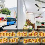 bán mặt tiền kinh doanh 4 tầng ngay chợ tân hương, ngang 4 dài 22m cực chuẩn.