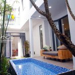 gấp bán villa hồ bơi hiện đại - dtcn 100m2 - không quy hoạch, lộ giới - sổ vuông - hoàn công đủ