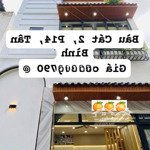 bán gấp nhà bàu cát 2, p.14, tân bình. giá chỉ 3 tỷ 790 - shr sang tên liền - lh 0904472779