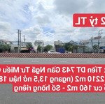 cần bán đất giá 42 tỷ vnd tại đường đt 743, bình dương, diện tích lớn 2210 m2