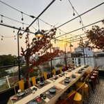 cho thuê rooftop trung tâm sài gòn như hình, quận 1, dtsd: 250 m2