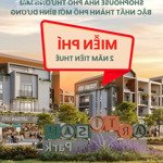 cho thuê shophouse nhà phố thương mại (miễn phí tiền thuê 2 năm đầu)