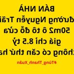 bán nhà đường nguyễn trãi, 50m2 ô tô đỗ cửa, 8.5 tỷ, không có căn thứ hai