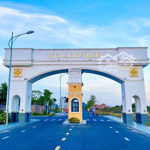 duy nhất lô biệt thự sêu đẹp euro village 2 hòa xuân - view kênh giá tốt nhất thị trường 60tr/m2