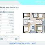 chính chủ bán căn ngoại giao 1506 dt 97.23m2 dự án viha leciva hướng đông nam 0977 917 692