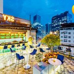 cho thuê sky bar sân thượng khách sạn 4 sao mt lê thánh tôn, bến nghé, quận 1