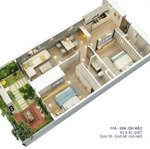 bán căn hộ 2 ngủ 2 vệ sinh ban công đông nam sân vườn 84m2 chung cư bid residence tố hữu đầu tư tốt