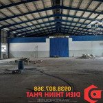 cho thuê kho xưởng 1000m2(30 x 33,5) điện ty, đường cont, pccc gía 75tr (t/l) kv trần văn gìau