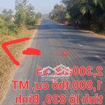 Bán 2,300m2 có 1,800 thổ cư, MT TL 839, Bình Thành, Đức Huệ, LA