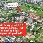 bán đất tại khu đô thị bắc sông cấm - thuỷ nguyên 100m2 đối diện khu đô thị doji chuẩn bị khởi công