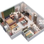 hàng hiếm tại the miami, 4,1 tỷ vnd, 63m2, 2pn + 2 wc/pt, nội thất cơ bản lh 078 659 8999