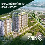 bán hòa vốn chịu lỗ thuế phí căn 2pn 84m2 giá gd1 chỉ 4.978 tỷ view đẹp da urban green sắp nhận nhà