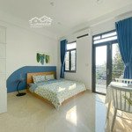 studio ban công thạnh mỹ lợi 32m2 - bancol siêu rộng view đẹp, máy giặt riêng