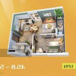 cần bán gấp căn hộ tại phân khu the canopy residences - 2,9 tỷ, 1 pn, 1 wc, 45,8m2